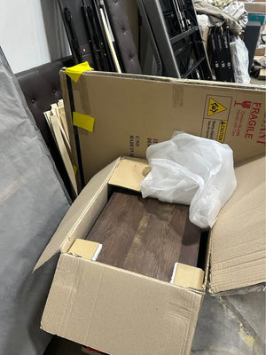 BRAND-NEW-IN-BOX Living Spaces Ranier Queen Bed Set w/Dresser, Mirror, & Nightstand