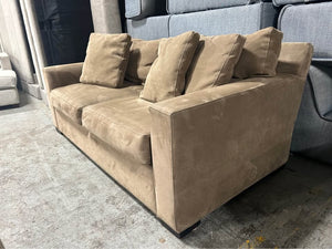 Crate & Barrel Taupe 76'' Axis Sofa
