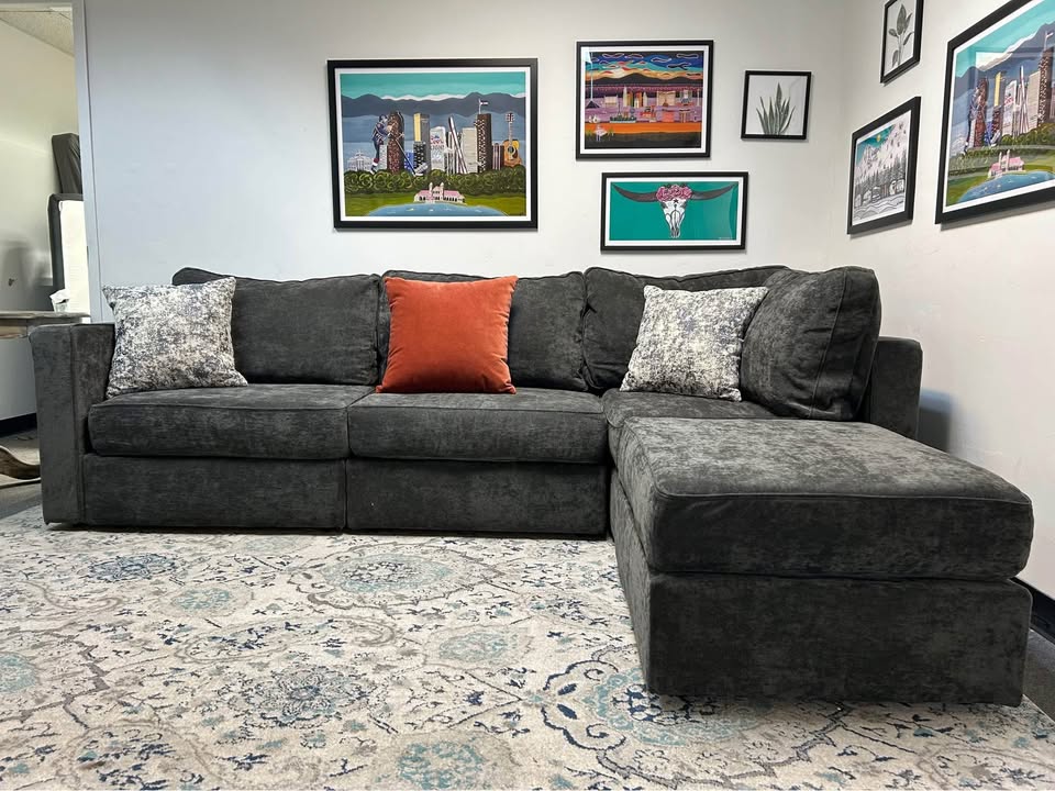 Charcoal LoveSac Sactional