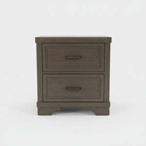 Westwood Design Wooden Nightstand w/Silver Accents