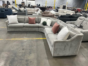Crate & Barrel Lounge 3-Piece L-Shape Wedge Sectional