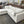 Albany Park 122'' Kova Pillow Cushion Sofa + Ottoman (Oyster White)