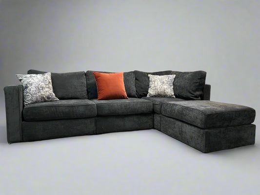 Charcoal LoveSac Sactional