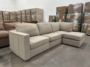 *Perfect Condition* Jute Brushed Weave LoveSac (4 Seat/5 Side)