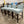 (Set of 4) Powder Blue Counter-Height Stools