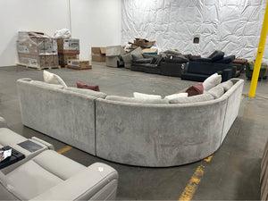 Crate & Barrel Lounge 3-Piece L-Shape Wedge Sectional