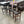 Dark Brown Leather Bar Stools (Set of 4)
