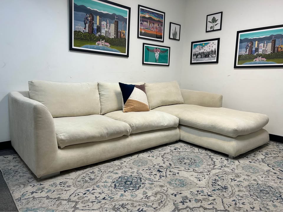 Off-White Mario Capasa Feathers Collection Sectional
