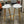 White Molded Shell Backless Stools (Set of 2)