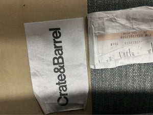 Crate & Barrel Barrett II Chaise Sectional