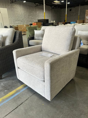 *New* Henredon Marley Fabric Swivel Chair (Beige)