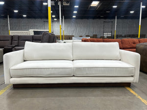 Moe’s Home Vernon White Sofa