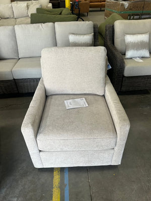 *New* Henredon Marley Fabric Swivel Chair (Beige)