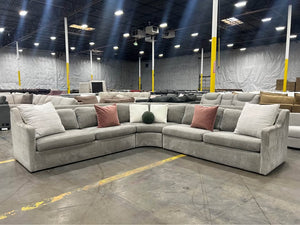 Crate & Barrel Lounge 3-Piece L-Shape Wedge Sectional