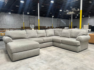 Furniture Row Gray U-Shaped Sectional