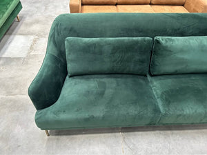 World Market Forest Green Samara Sofa