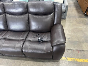 Gilman Creek Harvey Leather Power Reclining Sofa (Espresso)