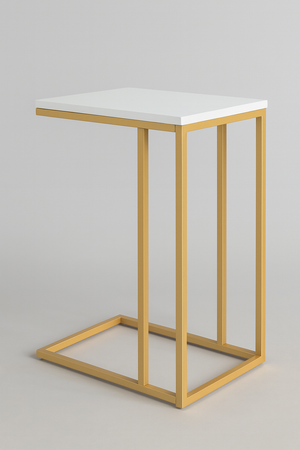 Gold End Table