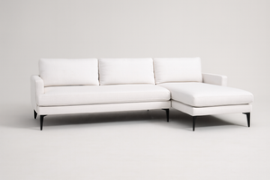 West Elm Andes Sectional (White Sunbrella)