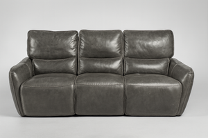Leather Power Recliner Sofa