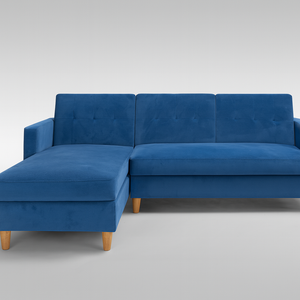 Blue Velvet Sectional
