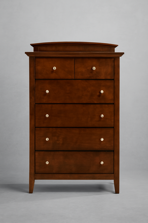 Brown 5 Drawer Dresser