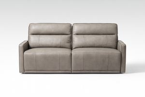Henredon Keira Leather Power Reclining Sofa with Power Headrests