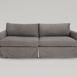 Crate and Barrel Unwind 92" Slipcovered Slipcover Sofa