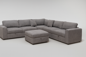 Bryden Fabric Sectional w/ Ottoman