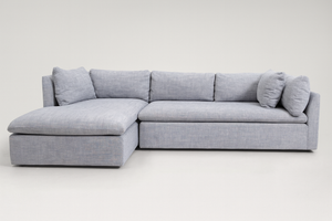 West Elm Shelter 2-Piece Bumper Chaise Sectional