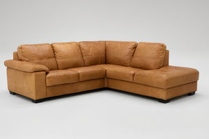 Leather Chaise Sectional