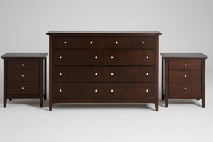 Dresser with 2 Night stands