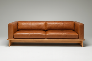CB2 Leather Sofa