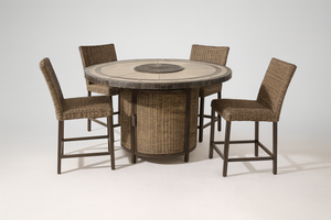Nicolet 7-Piece High-Fire Outdoor Dining Set
