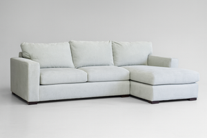 Crate & Barrel Axis II Chaise Sectional (Douglas Ice)