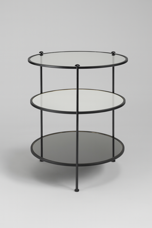 Mirrored End Table