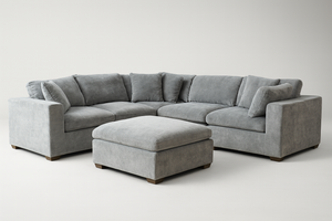Lowell 6-Piece Modular Sectional - Dark Gray