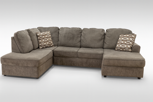 Grey U-Shaped Sectional