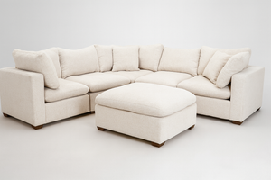Lowell 6-Piece Modular Sectional – Light Gray