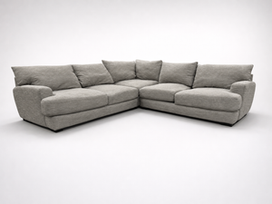 Gray L-Shape Deep Cushion Sectional