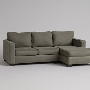 Gray Reversible Chaise Sectional