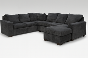 Ashley Dark Gray U-Shape Sectional
