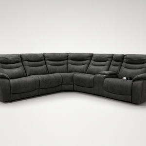 Kelsee Fabric Power Recliner Sectional