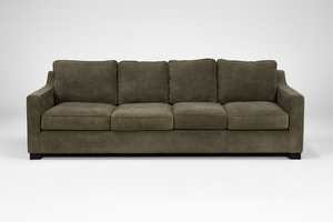 Modern Velvet 4-Seat Sofa – Deep Cushions