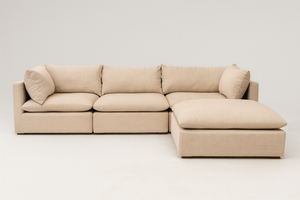 Beige Modular Sectional