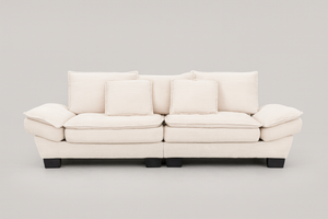 White Plush Sofa