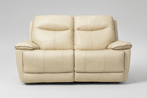 Leather Power Reclining Loveseat