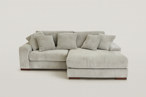 PLUSH Gray Chaise Sectional