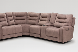 Carmelo Fabric Power Sectional