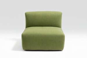 Joybird Millie Armless Chair (Faithful Olive)